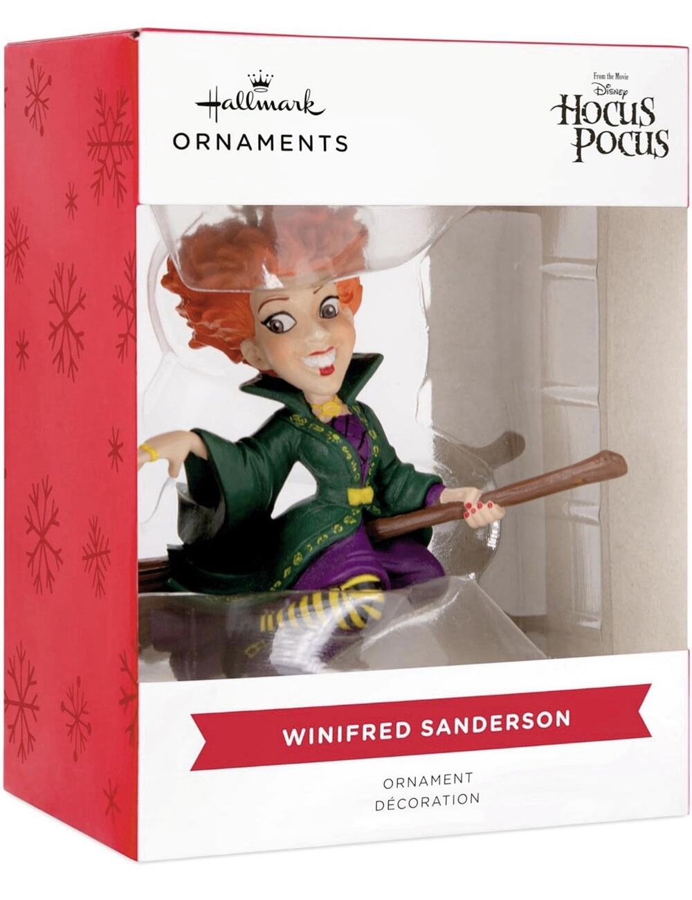 Hallmark Ornament, Disney Hocus Pocus Winifred Sanderson Ornament